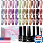 Supwee 12 Colors Magnetic Gel Nail Polish Moonlight Cat Eye Kit. Fixed Price $45.18.