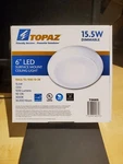 Topaz 15.5w 6" Thin Led Surface Mount(junction Box) Light Sdl6/15/930/d-28. Fixed Price $16.95.