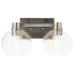 Harmony Bathroom Vanity Light 2-light In Brushed Nickel. Fixed Price $144.97.