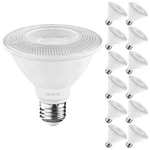 Luxrite 12-pack Par30 Short Neck Led Light Bulb 11w=75w 3500k 900lm Dimmable E26. Fixed Price $76.99.