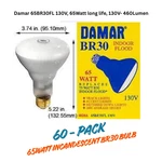Damar Reflector Br 30 65w Indoor Flood Light Bulbs (white) Pack Of 60. Fixed Price $449.95.