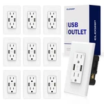Elegrp Usb Wall Outlet With Dual 4.0 A Ports, 15 Amp Duplex Tamper Resist.... Fixed Price $151.91.
