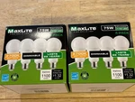 Maxlite 11w Led Bulb - 75w Replacement- A19 Soft White 2700k E26 Base Lot Of 8. Fixed Price $19.95.
