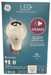 Ge 60w Speaker Led Light Bulb, With Bluetooth Remote A21, 9 Watt Soft White New. Fixed Price $14.98.