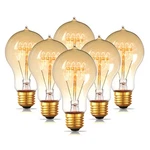 Jslinter 6-pack Edison Light Bulb 60 Watt, Dimmable A19 Antique Vintage Old Fash. Fixed Price $36.85.
