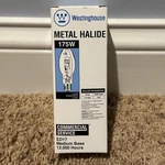 New Westinghouse Metal Halide Clear Light Bulb Grow Lamp 175w M57 Ed17 37019 Med. Fixed Price $18.95.