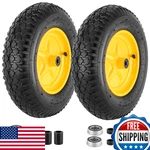 4.80/4.00-8 Tire And Wheel 16 Inch Pneumatic Wheelbarrow Tires 2 Pack. Fixed Price $75.19.