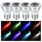 Jtao-tec Led Color Changing Light Bulb 4pack,e26/e27 3w Rgb Spotlight. Fixed Price $35.99.