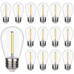 Clsetaic Shatterproof,waterproof Plastic S14 Led Replacement Bulb,string Ligh. Fixed Price $17.13.