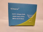 Vinaco Mr16 Gu10 25w Bulb Candle Warmer 6 Pack Gu10+c 220 Lumens Replacement. Fixed Price $14.99.
