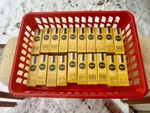 Abco Petite Pinch Flame Tip Light Bulb 03273 Candelabra 15 Watt Clear Lot Of 20. Fixed Price $31.00.