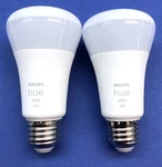 2 Pack Philips Hue White A19 800 Lumen 9.5w 2700k Led Smart Bulb 9290022268b. Fixed Price $29.99.