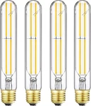 Leools Led Edison Bulb Dimmable 6w Warm White 2700k, Clear- 4 Pack. Fixed Price $8.29.