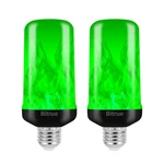 Bitrue Green Led Flame Effect Light Bulbs, 4 Modes, E26 Base, Fire. Fixed Price $29.68.