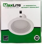 New Maxlite Rrbd-4r7.5t9cs-w Downlight Led Replacement For 40w 120v. Fixed Price $12.95.