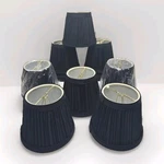 Royal Designs Inc. Clip On Pleated Empire Chandelier Lamp Shade Flame Eggshell. Fixed Price $64.99.