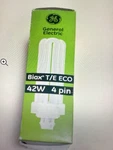 Ge Cfl Light Bulbs Bulb General Electric Biax T/e Eco 42w 4 Pin Gx24q-4. Fixed Price $14.00.