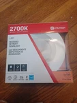 Utilitech Led 2700k White 650 Lumens Recessed Retrofit Downlight Fits 5" - 6". Fixed Price $8.00.