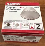Satco Freedom Led 4" Reflector - S9510 60 Degree Beam Angle. Fixed Price $6.00.