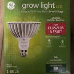 Ge Lighting 93101233 30w White Par38 Grow Led Light Bulb Free Shipping New. Fixed Price $39.99.