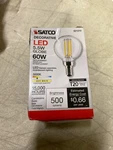 Satco S21210 5.5w Vintage Edison Dimmable G16.5 Led Bulb, 500 Lumens, 3000k, 90c. Fixed Price $10.38.