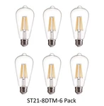 Artiva Usa Dimmable Led Bulbs, Warm White 3000k. E26 Base 8w, Set Of 6. Fixed Price $54.99.