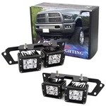 80w Cree Dual Led Pods W/foglight Location Bracket, Wire For Dodge Ram 1500 2500. Fixed Price $150.09.