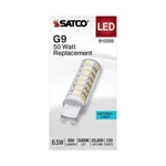 Satco S12332 - 6.5 Watt T6 Led Bulbs G9 Base 5000k ( 2, 5, 10 Or 20 Pack). Fixed Price $29.99.