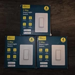 X3 Treatlife 3-way Smart Wifi Light Switch 4 Pack Ss01 Alexa Google Assistant. Fixed Price $99.99.