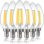 6 Pack Chandelier Light Bulbs 100 Watt Equivalent, 800lm Bright Dimmable Led Lig. Fixed Price $91.05.