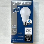 Tcp Led10a19dod50kw 10w A19 Dimmable 5000k Led Light Bulb Replaces 60 Watt. Fixed Price $6.50.