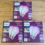 Philips Wiz Led Wi-fi Smart Bulb Full Color 8.8w A19 800 Lm (6 Total Bulbs). Fixed Price $37.00.