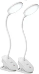 Miady 2 Pack Clip On Lamp,battery Powered Reading Light,clamp For Bed With 3 Bri. Fixed Price $31.13.