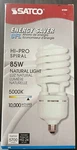 Satco Hi-pro Spiral 85w Natual Light 5000k 10000 Hour Cfl Bulbs. Fixed Price $9.00.
