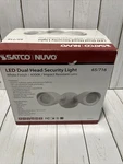Satco 65/716 Dual Bullet-head Security Flood Light 4000k White Brand New.. Fixed Price $60.00.