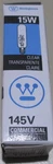Westinghouse 36965 15w 145v Clear Incand T6 Light Bulb 15t6 Commercial. Fixed Price $5.99.
