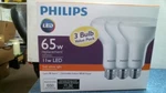 Philips Led Dimmable Indoor Br30 Flood Soft White Light Bulbs 3 Pk (47419) Fs. Fixed Price $20.00.