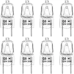 8pcs G8 Base Jcd Type Light Bulbs 120v 20w 20watt Range Hood & More Replacement. Fixed Price $21.99.