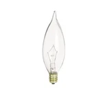 40 Clear Night Light Bulb E12 / Candelabra Base Flame Tip Shape. Fixed Price $3.95.