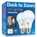 Gonhom 2 Pack Dusk To Dawn Light Bulbs Outdoor, 5000k-daylight, Pack, 5000k. Fixed Price $13.35.
