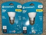 2 Pack Ecosmart 50w Equivalent Bright White (3000k) Mr16 Led Flood Dimmable 500. Fixed Price $15.99.