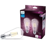 Philips40-watt Equivalent St19 Clear Dimmable E26 Led Light Bulb. Fixed Price $16.99.