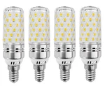 E12 Led Corn Bulbs 16w (4 Pack) 3000k Warm White 80 Leds 2835 Smd 1500lm 120w.... Fixed Price $25.16.