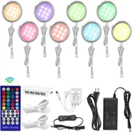 Aiboo Color Changing Led Under Cabinet Light Slim Puck Lights For Shelf Display. Fixed Price $49.99.