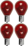 4-pack Ocs Parts #311 Red Light Bulbs 28 Volt S11 Miniature Ba15s Base Lamps. Fixed Price $14.95.
