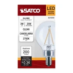 Satco S21200 - 3 Watt G16.5 Led Clear Light Bulbs 2700k 120 Volt (6 Pack). Fixed Price $29.70.