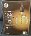 Ge Vintage Led 40-watt Eq G63 Warm White Dimmable Globe Light Bulb. Fixed Price $39.44.