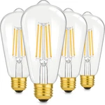 4-pack Vintage 8w St64 Led Edison Light Bulbs 100w Equivalent, 1400lm E26. Fixed Price $26.00.