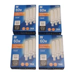 12 Piece 60w Dimmable Clear Glass Led Light Bulbs, Soft White T6 Candelabra Base. Fixed Price $24.99.