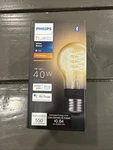 Philips Hue White Filament A19 E26 Smart Led Bulb Bluetooth Alexa Google 550lm. Fixed Price $15.99.